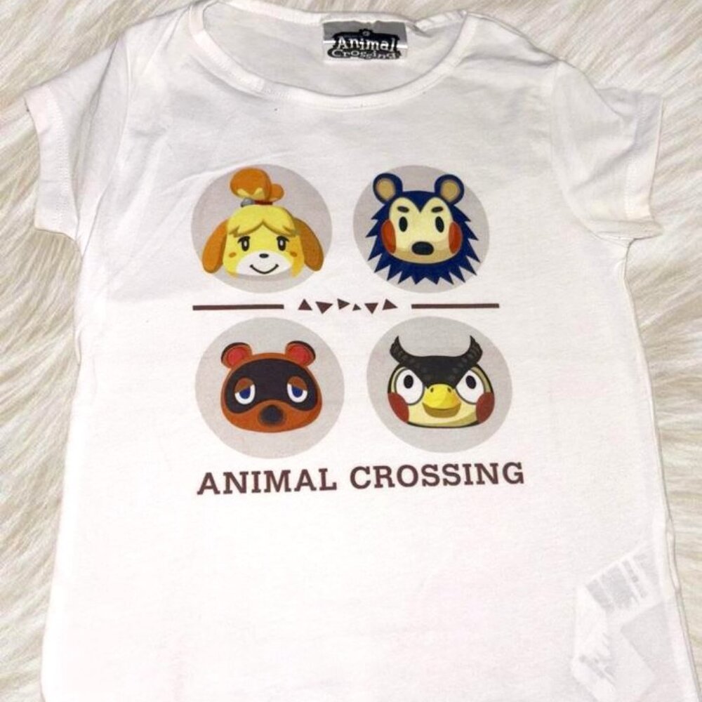 Sweet Smiles & Soft Cotton – Animal Crossing Tee for Kids